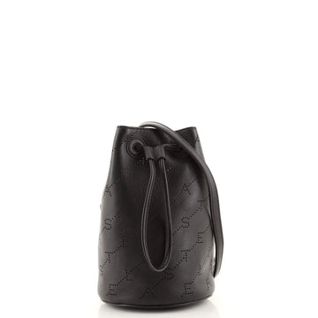Stella McCartney Bucket Bag Perforated Faux Leather Mini