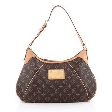 Louis Vuitton Thames Handbag Monogram Canvas GM Brown