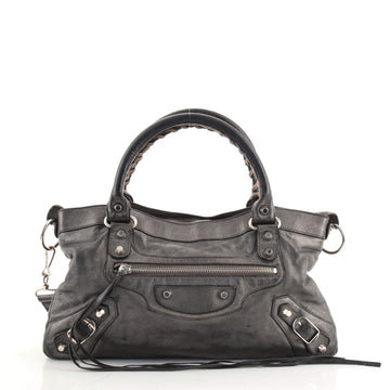 Balenciaga First Classic Studs Bag Leather