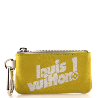 Louis Vuitton Key Pouch Everyday Signature Printed Leather