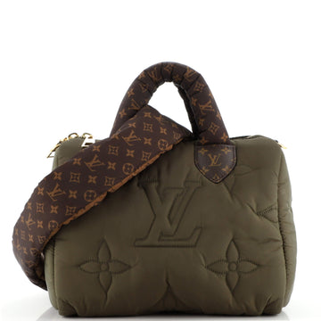 Louis Vuitton Speedy Bandouliere Bag Monogram Quilted Econyl Nylon 25