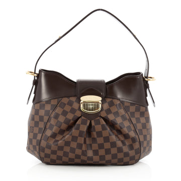 Louis Vuitton Sistina Handbag Damier MM Brown 