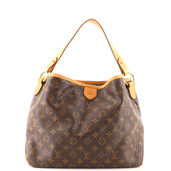 1A7RN - RvceShops  Louis Vuitton handbag in red monogram patent leather  and natural leather - Louis Vuitton Monogram Delightful PM Shoulder Bag  M40352 'Blue Pink White