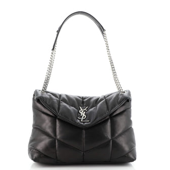 Saint Laurent LouLou Puffer Shoulder Bag Quilted Leather Medium