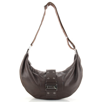 Christian Dior Vintage Street Chic Hobo Leather Large