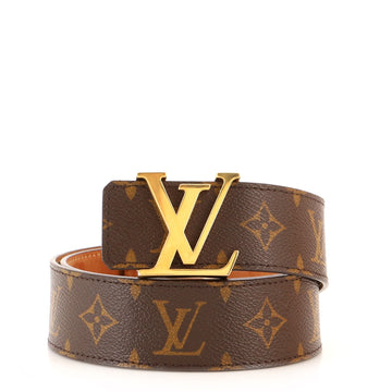 Louis Vuitton LV Initiales Belt Monogram Canvas Wide