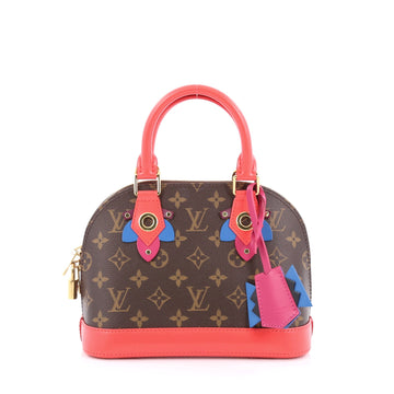 Louis Vuitton Alma Handbag Limited Edition Totem Monogram Canvas BB Brown