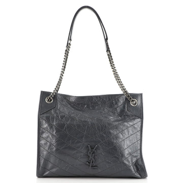 Saint Laurent Niki Shopping Tote Matelasse Chevron Leather Medium