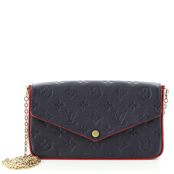 Louis Vuitton Felicie Pochette Monogram Empreinte Leather