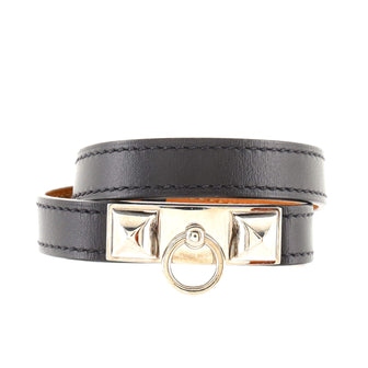 Hermes Rivale Double Tour Bracelet Leather