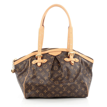 Louis Vuitton Tivoli Handbag Monogram Canvas GM Brown