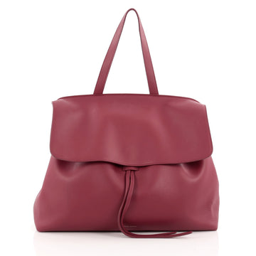 Mansur Gavriel Lady Bag Leather Large Red