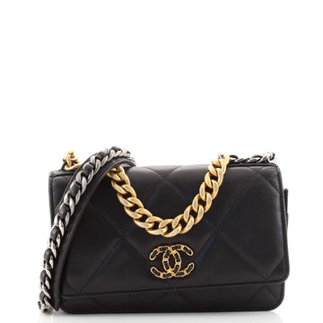 Chanel 19 Wallet on Chain Quilted Goatskin