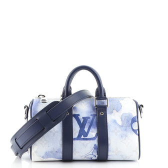 Louis Vuitton Keepall Bandouliere Bag Limited Edition Monogram Watercolor Canvas XS