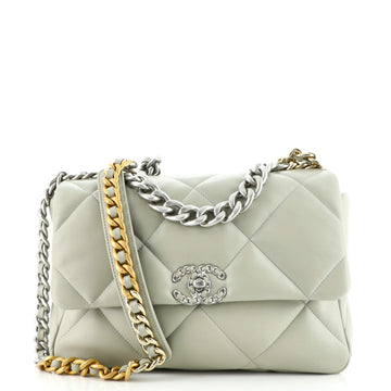 Chanel 19 Flap Bag Quilted Lambskin Large