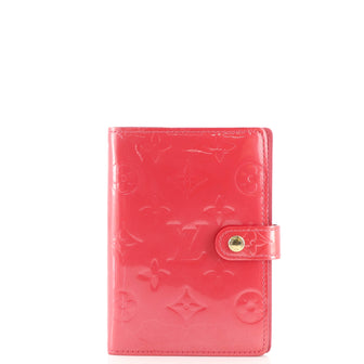 Louis Vuitton Ring Agenda Cover Monogram Vernis PM