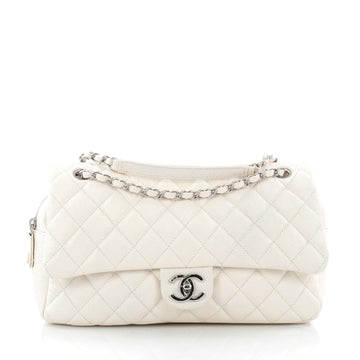 Chanel Easy Flap Bag Quilted Caviar Jumbo