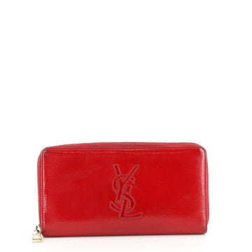 Saint Laurent Belle de Jour Zip Around Wallet Patent