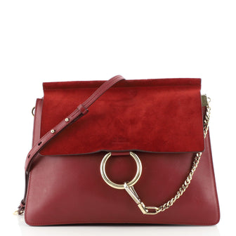 Chloe Faye Shoulder Bag Leather Medium