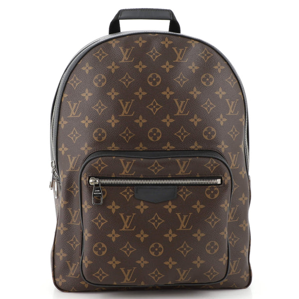 Louis Vuitton NEW Josh Backpack Macassar Monogram Canvas Brown W