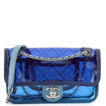 Chanel Coco Splash Flap Bag Quilted PVC With Lambskin Small