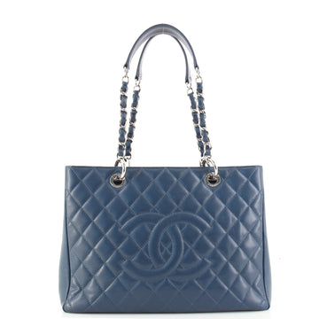 Chanel Grand Shopping Tote Quilted Caviar