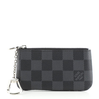 Louis Vuitton Key Pouch Damier Graphite