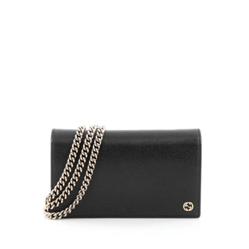 Gucci Betty Chain Wallet Leather