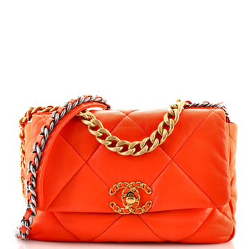Chanel 19 Flap Bag Quilted Lambskin Medium