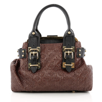 Louis Vuitton Motard Biker Handbag Monogram Quilted Leather