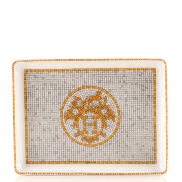 Hermes Mosaique au 24 Sushi Tray Printed Porcelain
