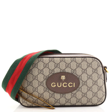 Gucci Neo Vintage Camera Messenger Bag GG Coated Canvas