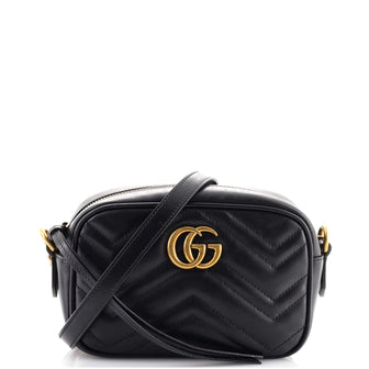 Gucci GG Marmont Shoulder Bag Matelasse Leather Mini