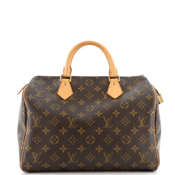 Louis Vuitton Speedy Handbag Monogram Canvas 30