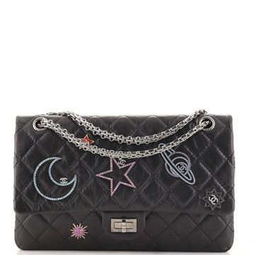 Chanel Space Charms Reissue 2.55 Flap Bag Quilted Aged Calfskin 226