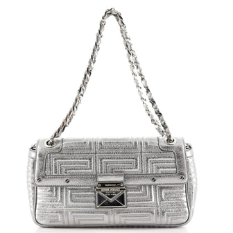 Versace Couture Flap Bag Matelasse Leather Medium