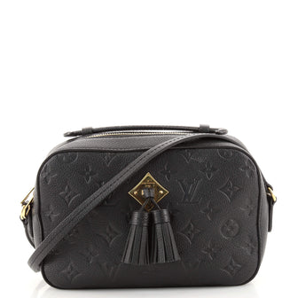 Louis Vuitton Black Saintonge Monogram Emprinte Leather
