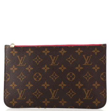 Louis Vuitton Neverfull Pochette Monogram Canvas Large