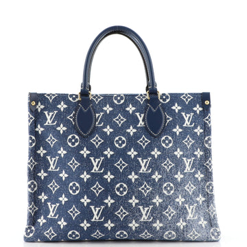 Louis Vuitton OnTheGo Tote Monogram Jacquard Denim MM