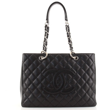 Chanel Grand Shopping Tote Quilted Caviar
