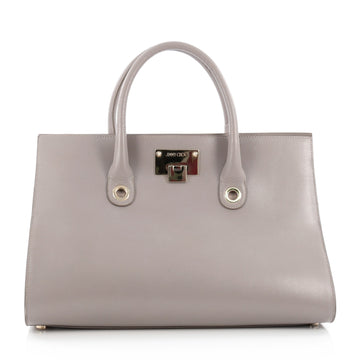 Jimmy Choo Riley Tote Leather Large gray