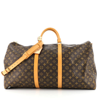 Louis Vuitton Keepall Bandouliere Bag Monogram Canvas 60