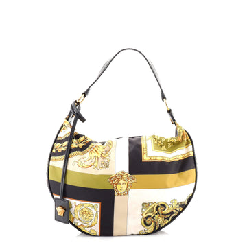 Versace Rodeo Pop Shoulder Bag Printed Nylon