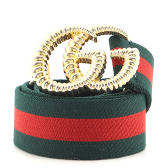 Gucci GG Torchon Web Belt Canvas Wide