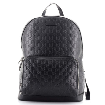 Gucci Signature Pocket Backpack Guccissima Leather Large