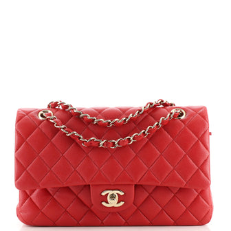 Chanel Classic Double Flap Bag Quilted Caviar Medium