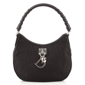 Christian Dior Lovely Hobo Diorissimo Nylon Small