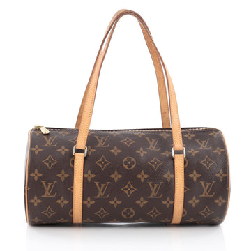 Louis Vuitton Papillon Handbag Monogram Canvas 30 brown