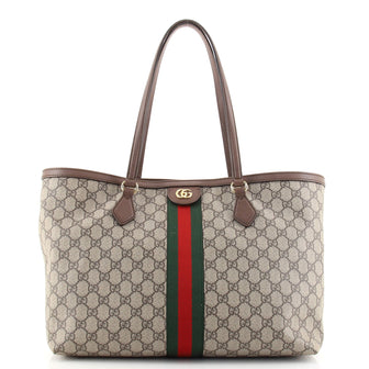 Gucci Ophidia Shopping Tote GG Coated Canvas Medium