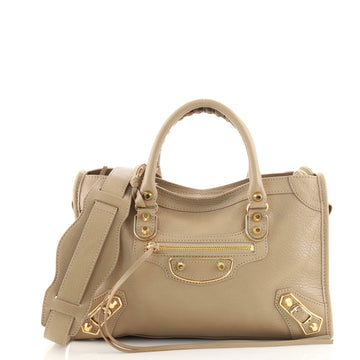 Balenciaga City Classic Metallic Edge Bag Leather Small